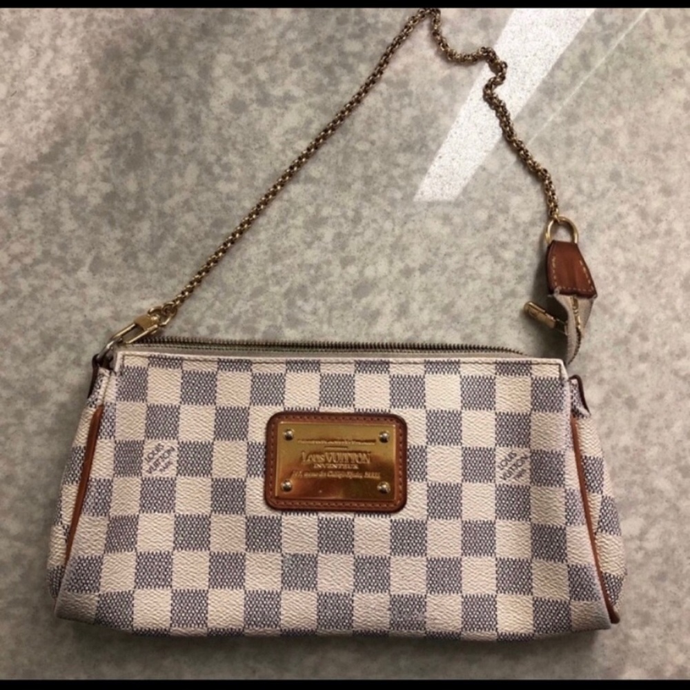 Louis Vuitton Damier Azur Eva Clutch